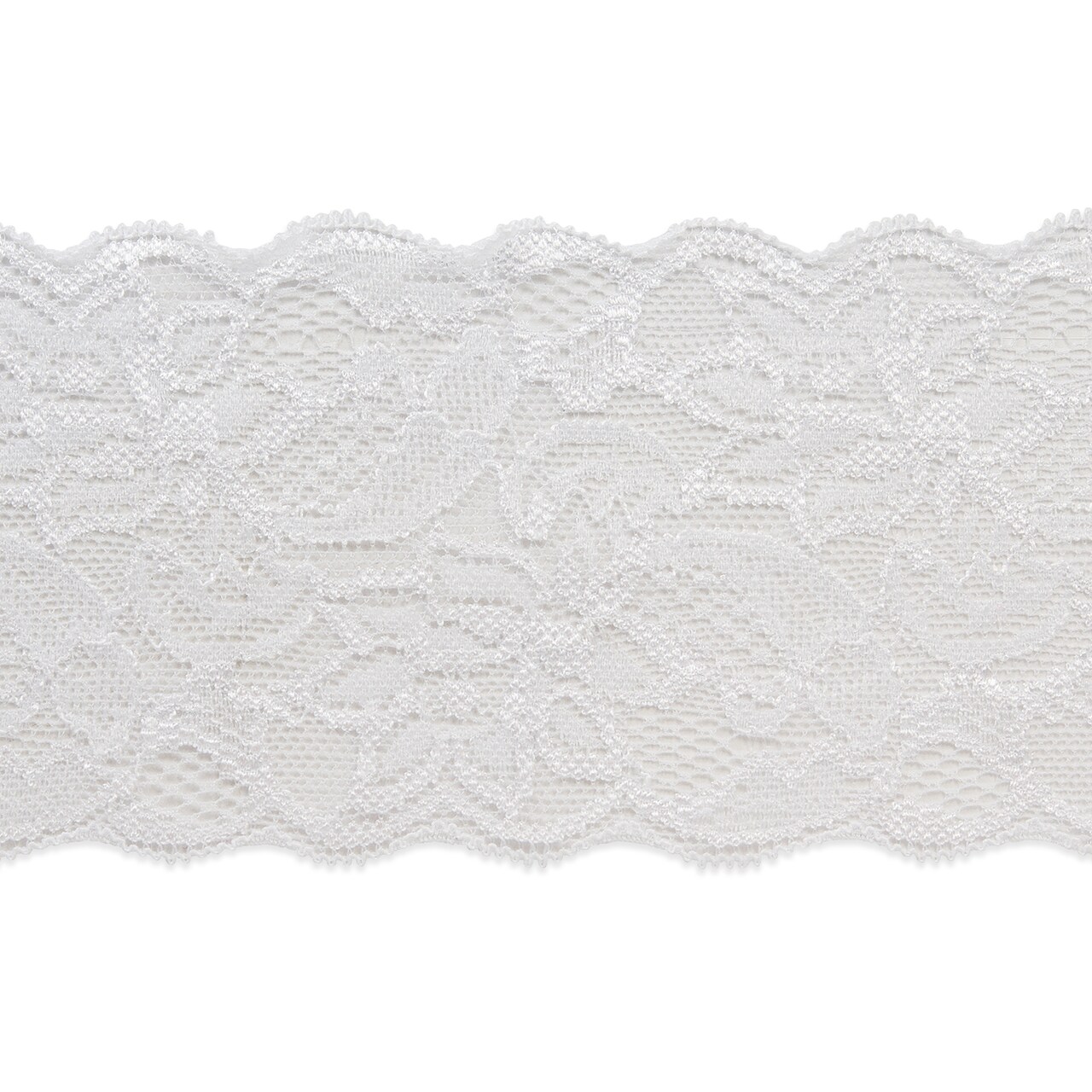 10 Yards of Breanne 3 1/4" Stretch Raschel Lace Trim | 10 yard cut
